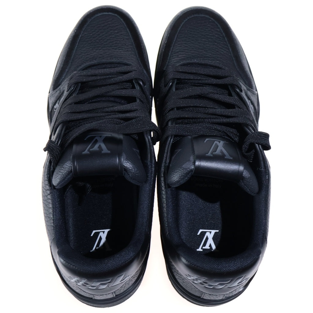 LOUIS VUITTON(ルイヴィトン) LV TRAINER LVトレイナー モノグラム レザー ローカットスニーカー ブラック BS9U3PMIGR