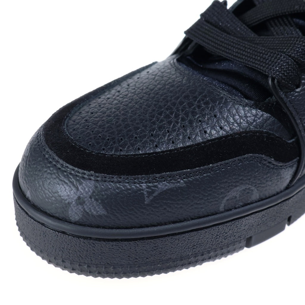 LOUIS VUITTON(ルイヴィトン) LV TRAINER LVトレイナー モノグラム レザー ローカットスニーカー ブラック BS9U3PMIGR