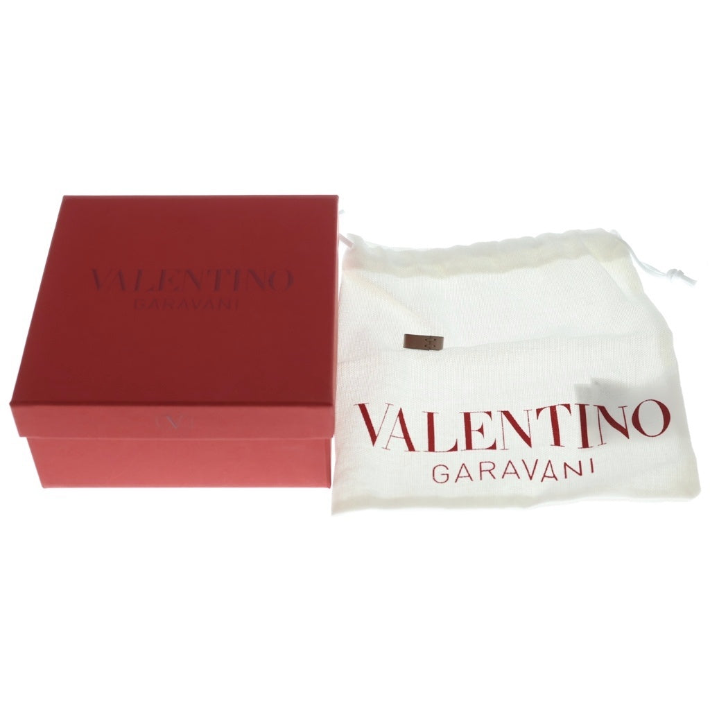 VALENTINO(ヴァレンティノ) Vロゴ レザー リバーシブル ベルト ブラック/ベージュ ZW2T0S12ZFR レディース