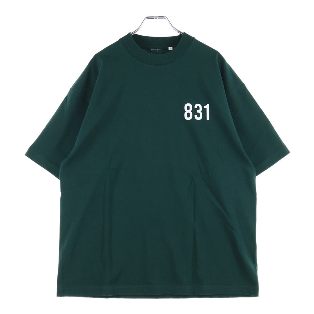 LANE BY BROCHURE(レーンバイブローシュアー) LANE BY 831 TEE ロゴプリントTシャツ グリーン