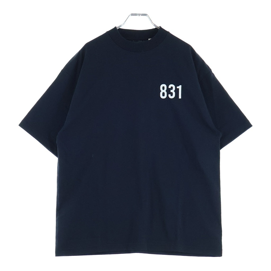 LANE BY BROCHURE(レーンバイブローシュアー) LANE BY 831 TEE ロゴプリントTシャツ ブラック