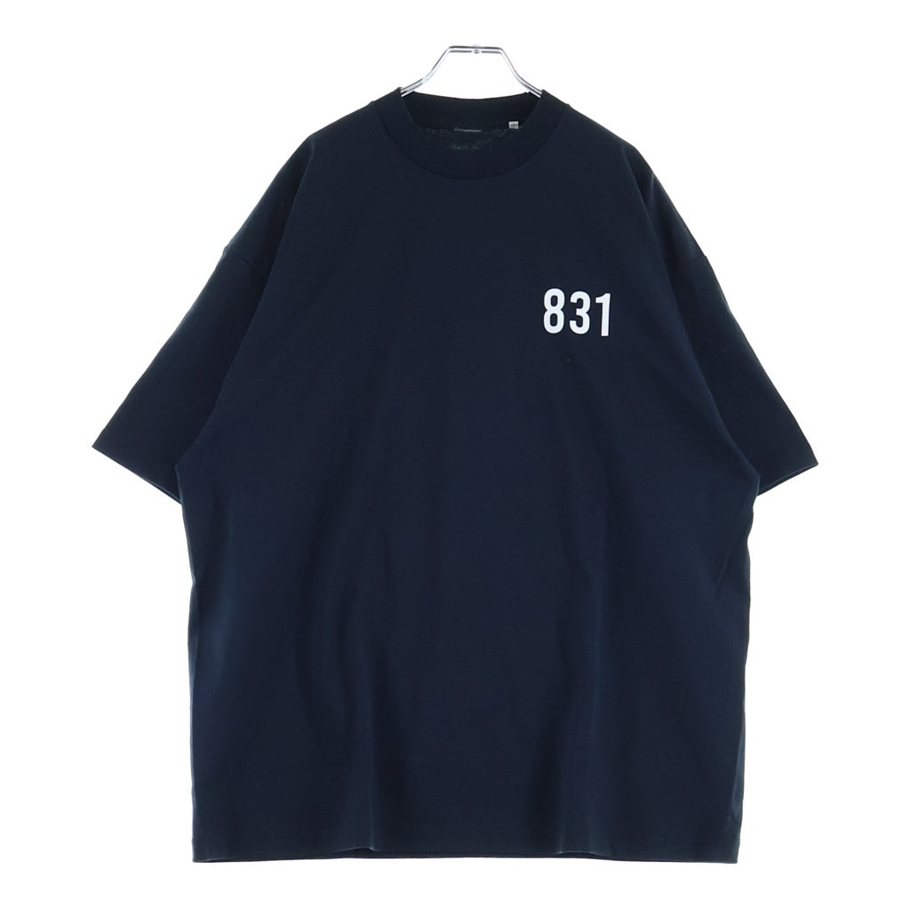 LANE BY BROCHURE(レーンバイブローシュアー) LANE BY 831 TEE ロゴプリントTシャツ ブラック