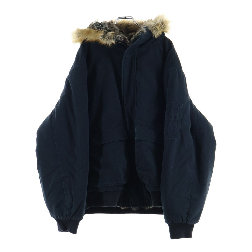 SUPREME(シュプリーム) 26SS Reversible Faux Fur Hooded Work Jacket リバーシブル フェイクファー フーデッドワークジャケット ブラック/ブラウン