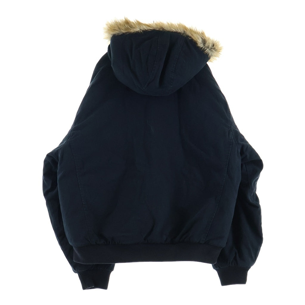 SUPREME(シュプリーム) 26SS Reversible Faux Fur Hooded Work Jacket リバーシブル フェイクファー フーデッドワークジャケット ブラック/ブラウン
