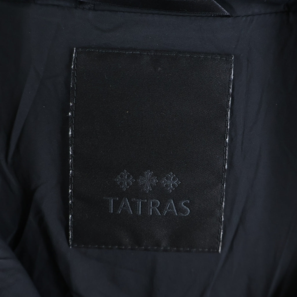 TATRAS(タトラス) PREVEZA プレウェザ ナイロン フーデッドロングコート ブラック LCKZ0261020528