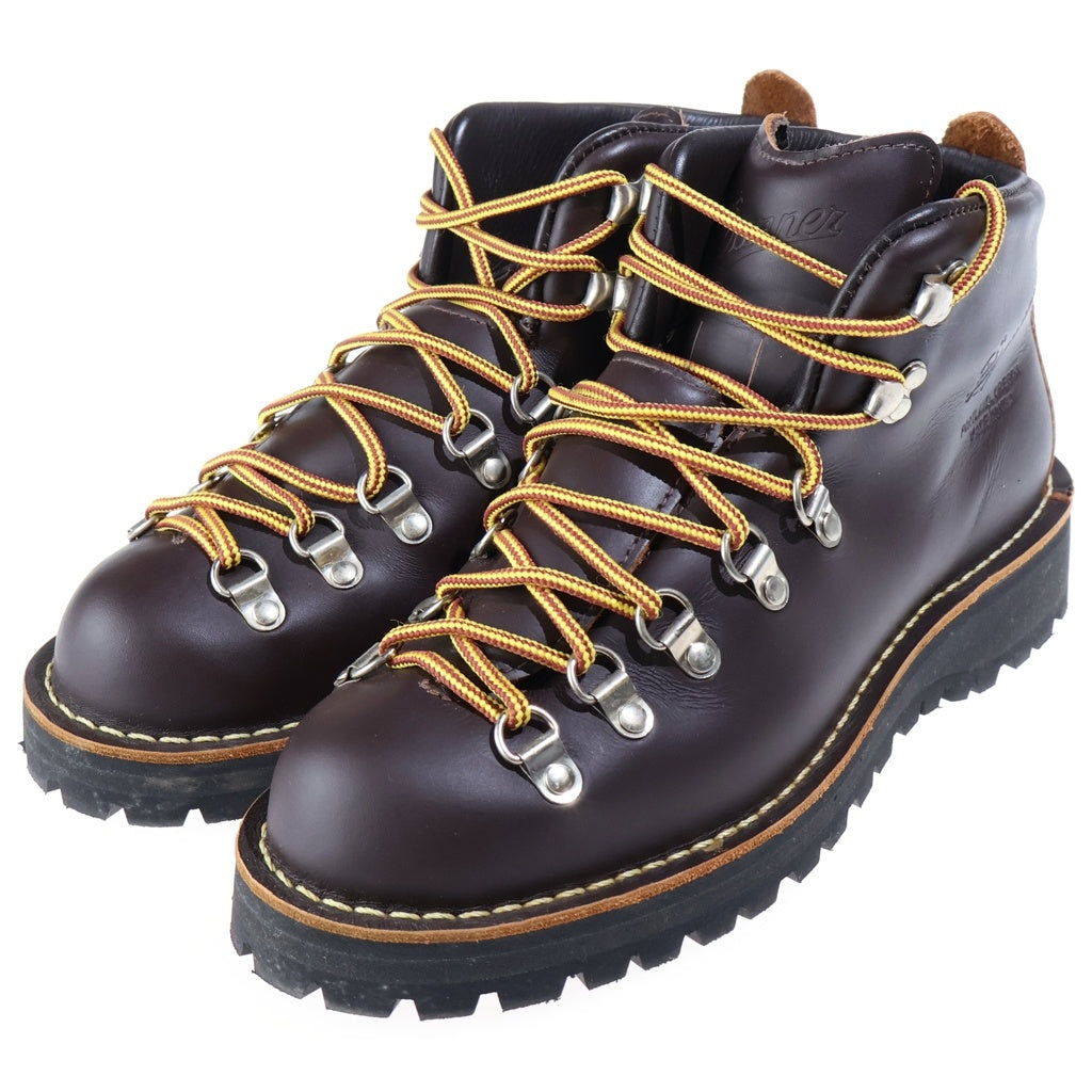 DANNER(ダナー) MOUNTAIN LIGHT マウンテン ライト レザー ゴアテックス レースアップ トレッキングブーツ ブラウン US7/25cm 30866