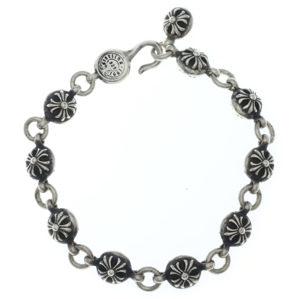CHROME HEARTS(クロムハーツ) NO2 BALL #2クロスボールブレスレット シルバー BCA176