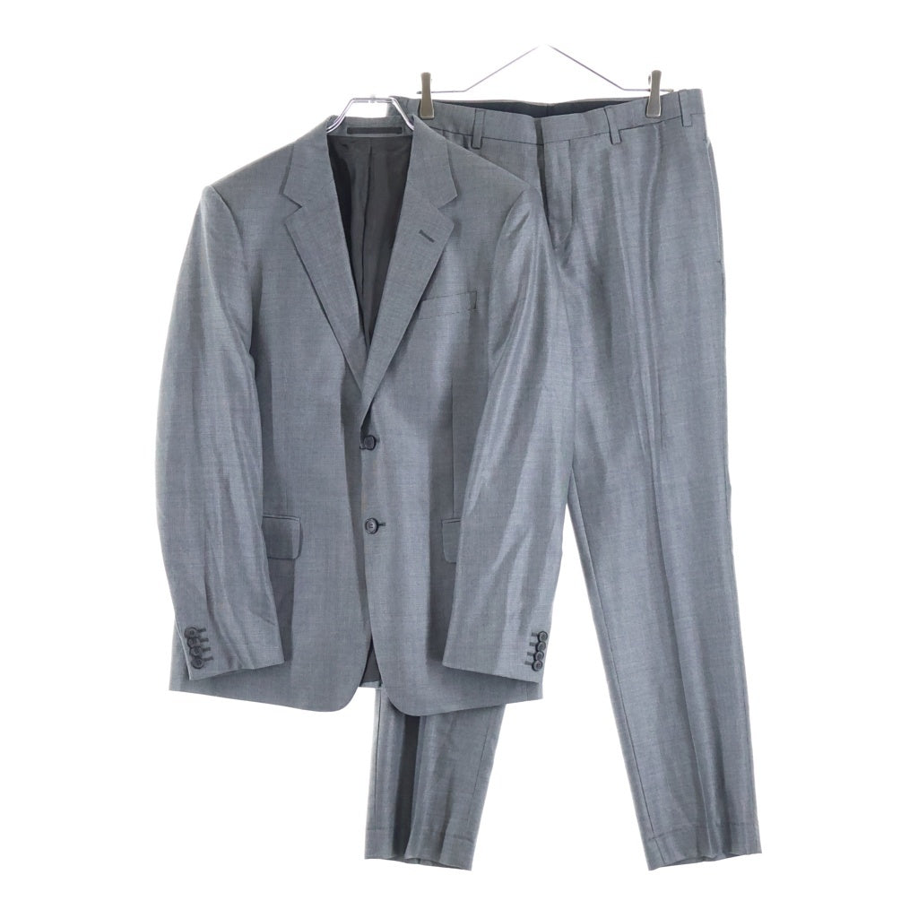 PRADA(プラダ) ウール テーラードジャケット センタープレス スラックスパンツ グレー セットアップ UAF367 R141