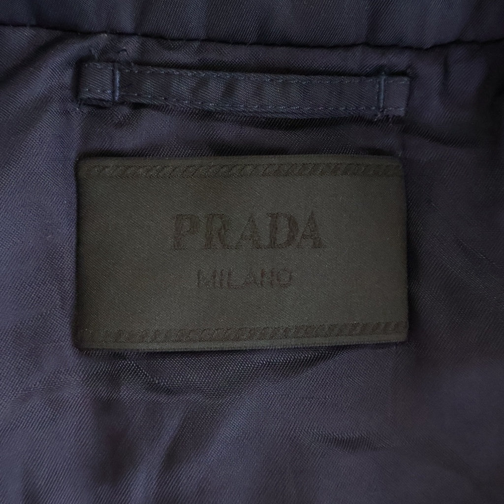 PRADA(プラダ) 22AW BLOUSON DIVISA ディヴィザ ナイロン 中綿 ブルゾンジャケット ネイビー DNA404 S152 282