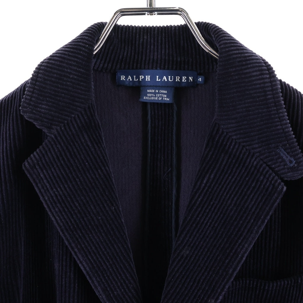 RALPH LAUREN(ラルフローレン) コーデュロイ テーラードジャケット ネイビー レディース