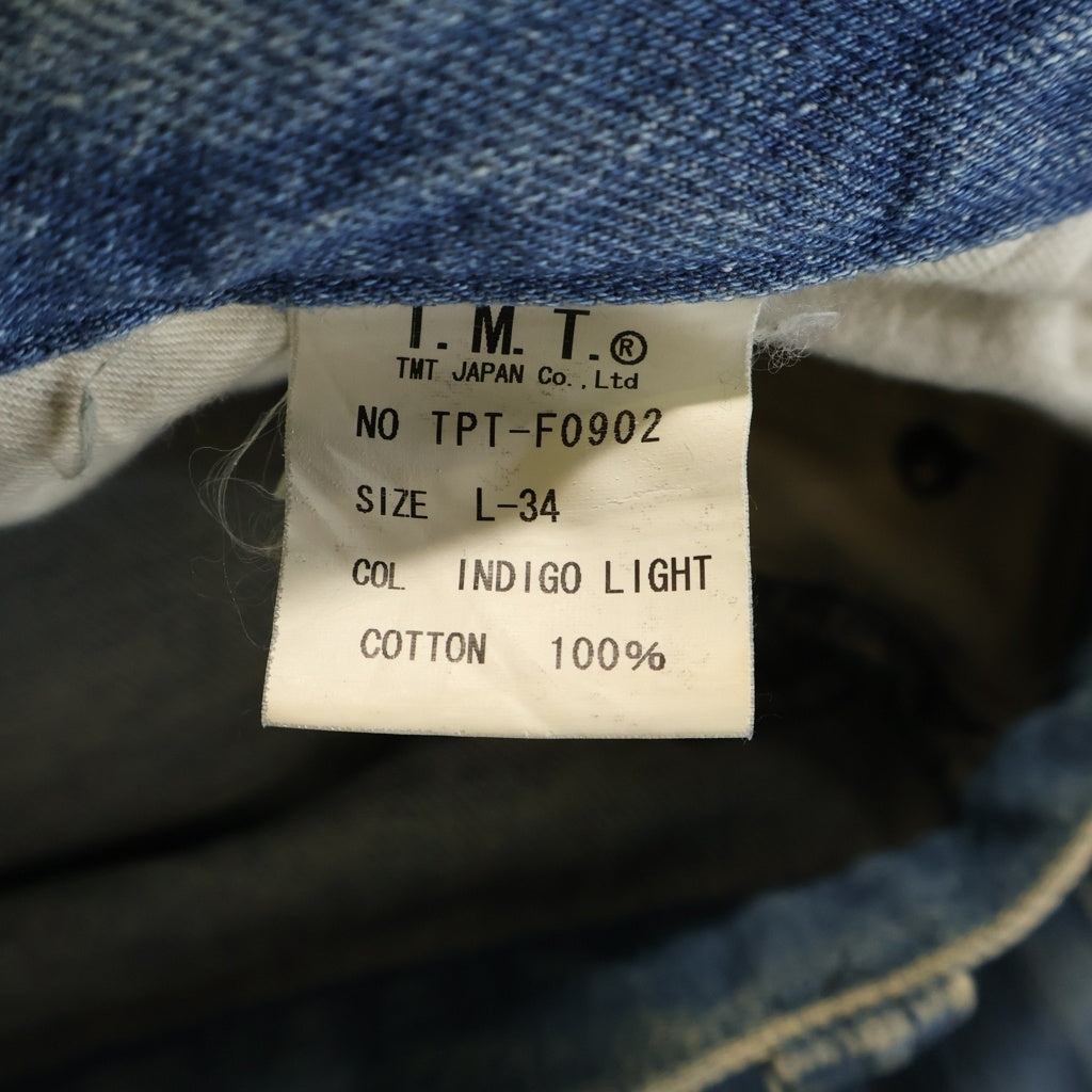 T.M.T(ティーエムティー) 09AW ARCHIVE アーカイブ ヴィンテージ加工 ジップフライ ストレートデニムパンツ インディゴ TPT-F0902