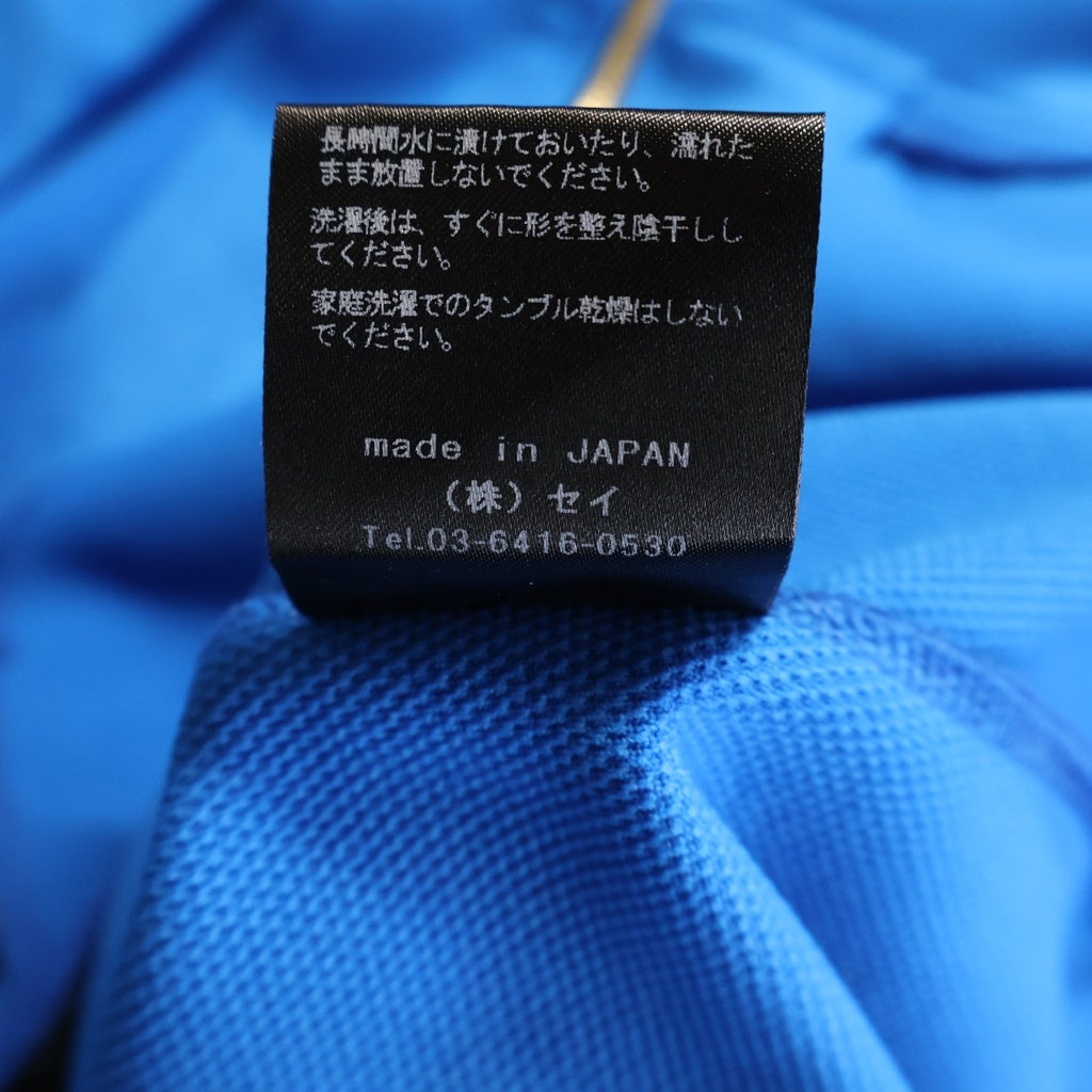 drestrip(ドレストリップ) ボタニカルパターン ロゴエンブロイダリー ジップアップトラックジャケット ブルー HSJ-05