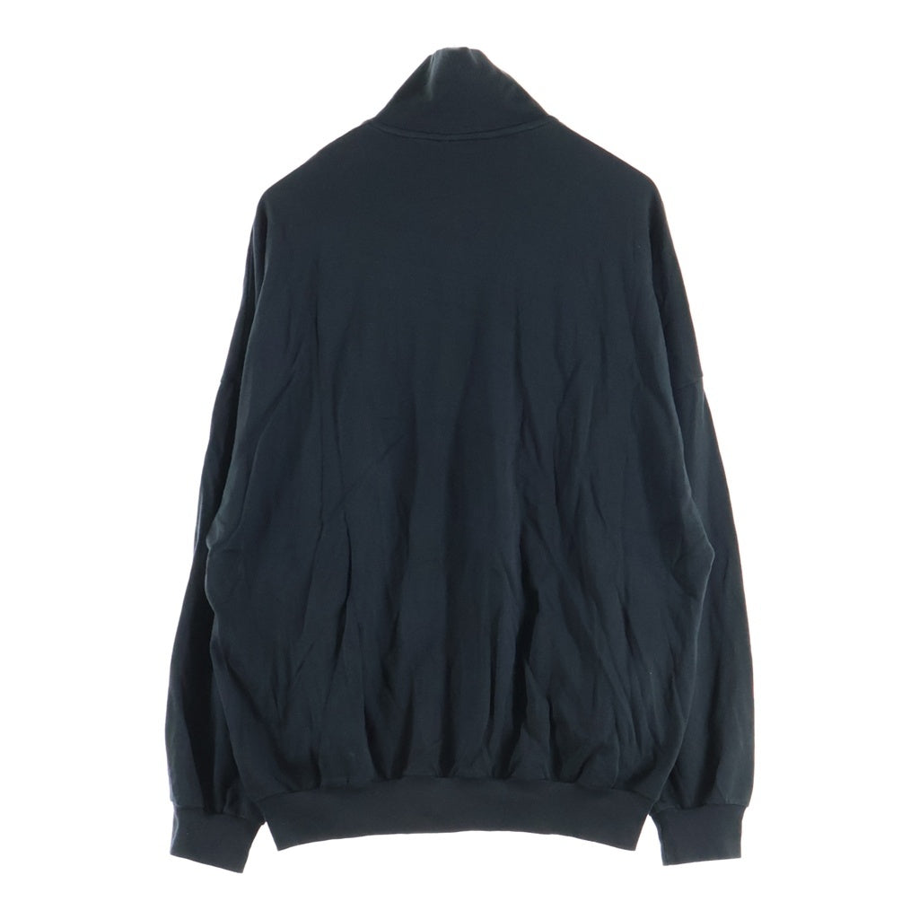AURALEE(オーラリー) 24AW SUPER HIGH GAUGE SWEAT ZIP BLOUSON スーパーハイケージ スウェット ジップアップ ブルゾン ブラック A24AB01CU