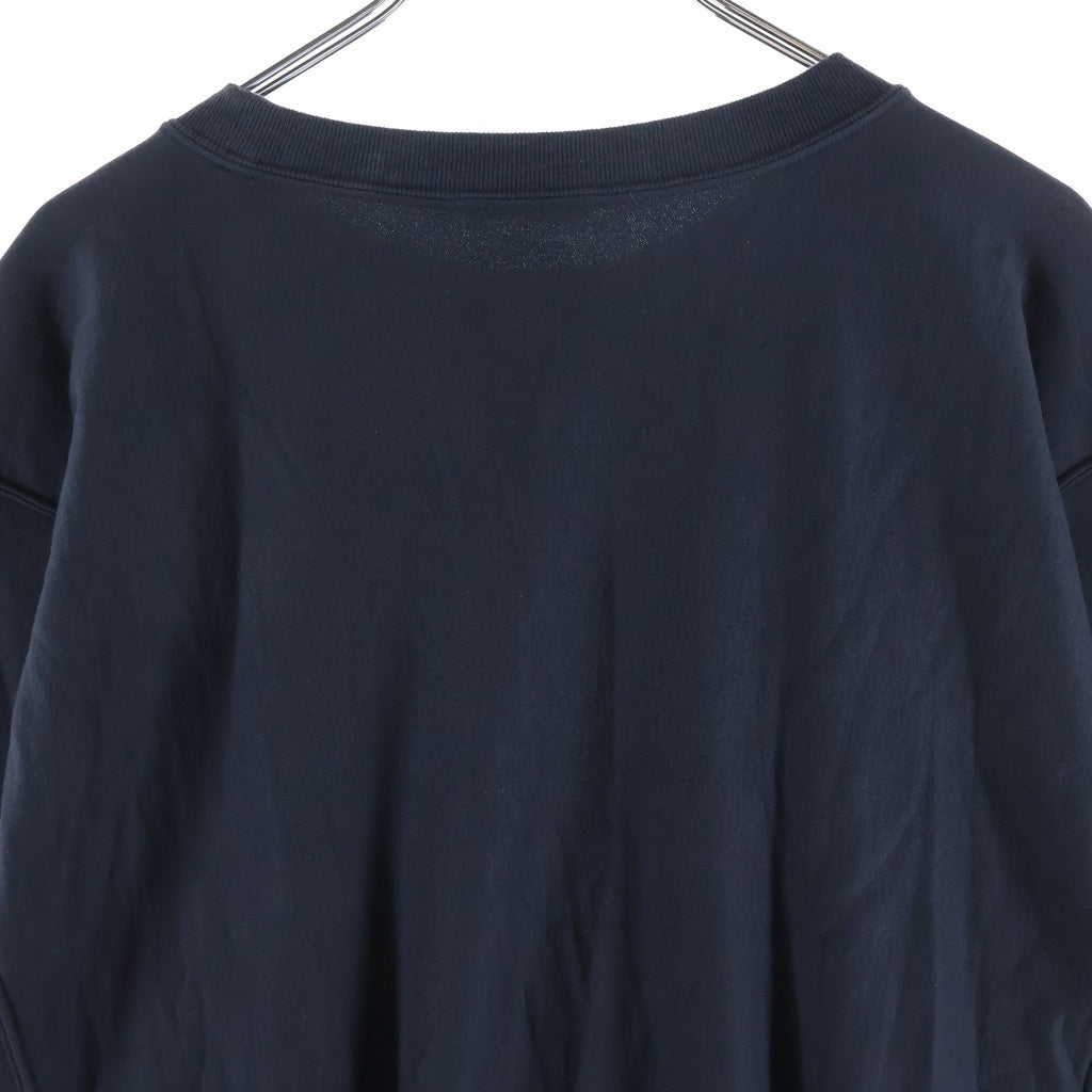 AURALEE(オーラリー) 25SS ELASTIC HIGH GAUGE SWEAT P/Oエラスティック ハイゲージ クルーネック プルオーバースウェットトレーナー ブラック A25SP02NU