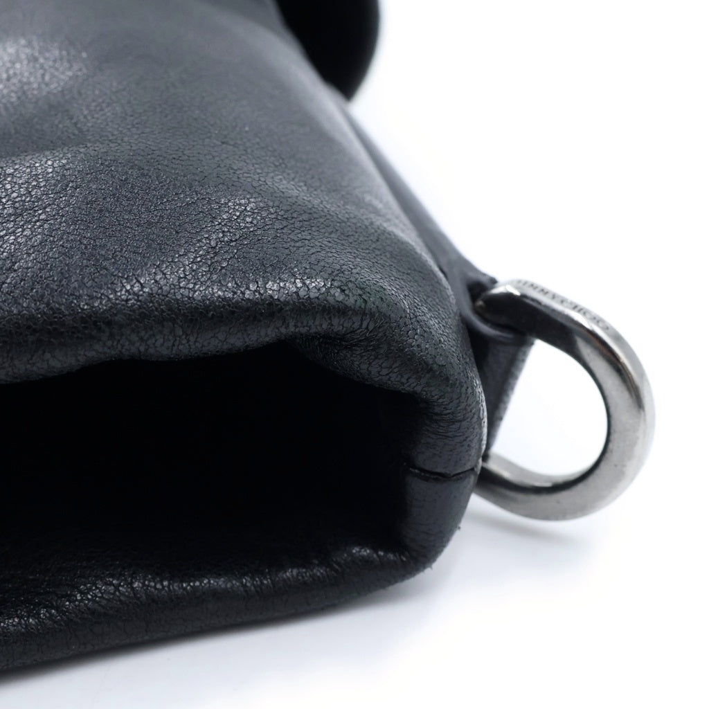 JIMMY CHOO(ジミーチュウ) BALFOUR バルフォア 2WAY ロゴ スタースタッズ レザー トートバッグ ショルダーバッグ ブラック