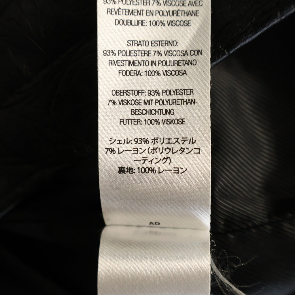 SUPREME(シュプリーム) 22SS Faux Croc Car Coat フェイククロコ 型押し カーコート ジャケット ブラック