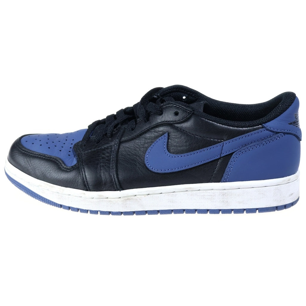 NIKE(ナイキ) AIR JORDAN LOW OG MYSTIC NAVY エア ジョーダン 1 ミスティックネイビー ローカットスニーカー ブラック/ブルー US9.5/27.5cm CZ0790-041