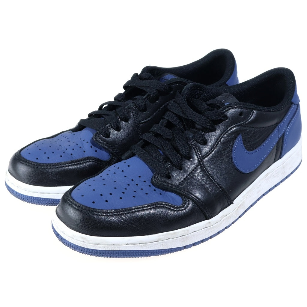 NIKE(ナイキ) AIR JORDAN LOW OG MYSTIC NAVY エア ジョーダン 1 ミスティックネイビー ローカットスニーカー ブラック/ブルー US9.5/27.5cm CZ0790-041