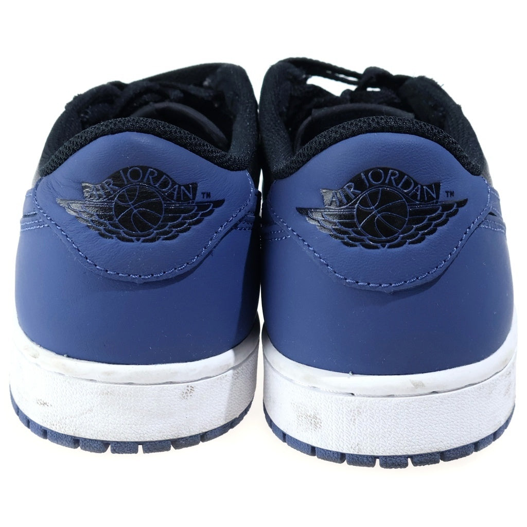 NIKE(ナイキ) AIR JORDAN LOW OG MYSTIC NAVY エア ジョーダン 1 ミスティックネイビー ローカットスニーカー ブラック/ブルー US9.5/27.5cm CZ0790-041