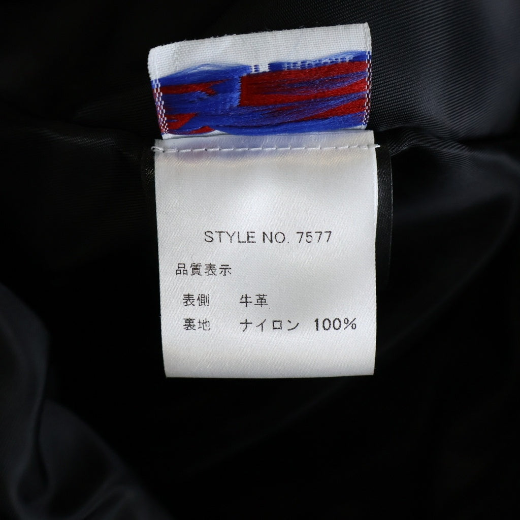 SCHOTT(ショット) 516US ONE STAR NEW NAKED JKT ワンスター ニューネイキッド ダブルライダースジャケット ブラック 7577