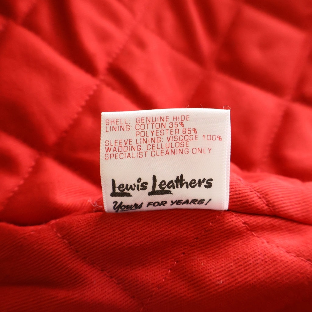 Lewis Leathers(ルイスレザー) 441T CYCLONE TIGHT FIT サイクロン タイトフィット ダブルライダースジャケット ブラック