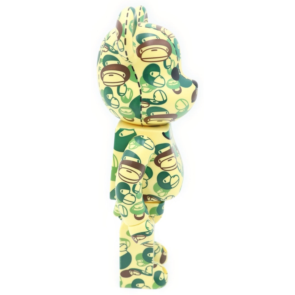 MEDICOM TOY(メディコムトイ) ×A BATHING APE BE@RBRICK BAPE PLAY BABY MILO FACE CAMO 400% ベアブリック ベビーマイロ フィギュア 人形 グリーン