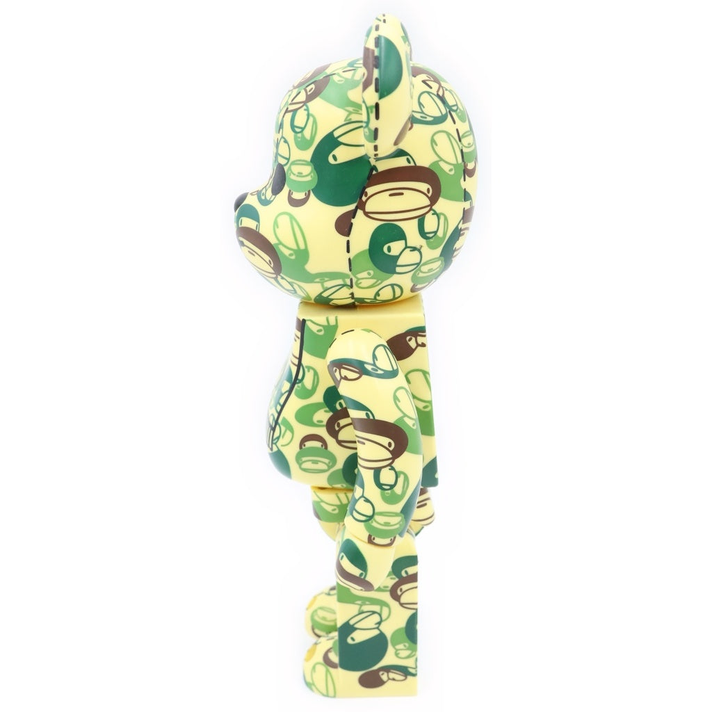 MEDICOM TOY(メディコムトイ) ×A BATHING APE BE@RBRICK BAPE PLAY BABY MILO FACE CAMO 400% ベアブリック ベビーマイロ フィギュア 人形 グリーン