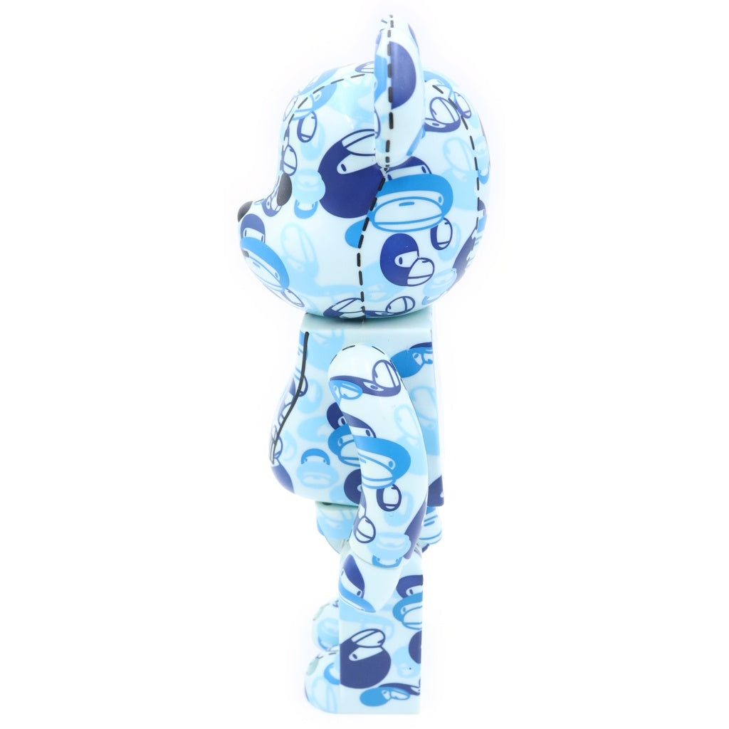 MEDICOM TOY(メディコムトイ) ×A BATHING APE BE@RBRICK BAPE PLAY ABC CAMO 400% カモ総柄 ベアブリック フィギュア 人形 ブルー