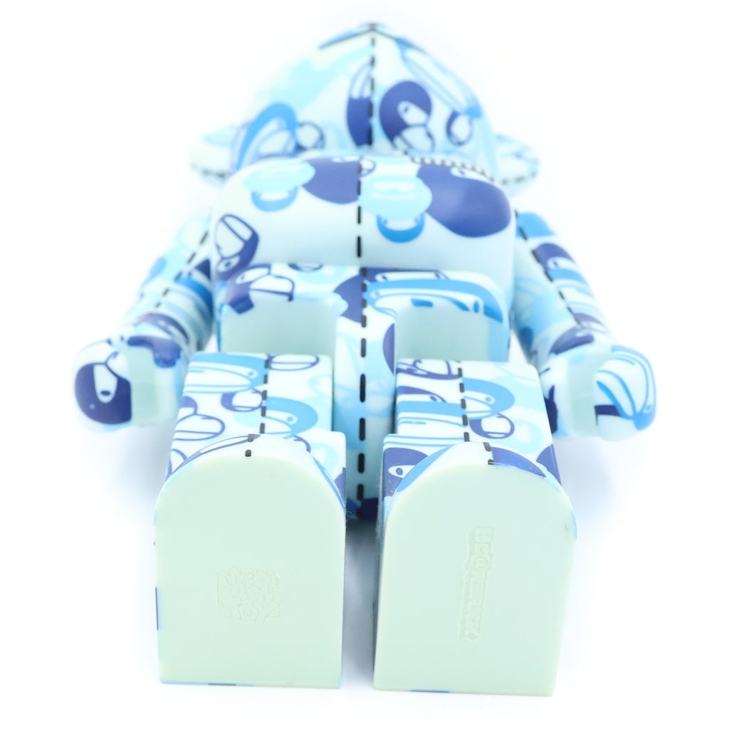 MEDICOM TOY(メディコムトイ) ×A BATHING APE BE@RBRICK BAPE PLAY ABC CAMO 400% カモ総柄 ベアブリック フィギュア 人形 ブルー