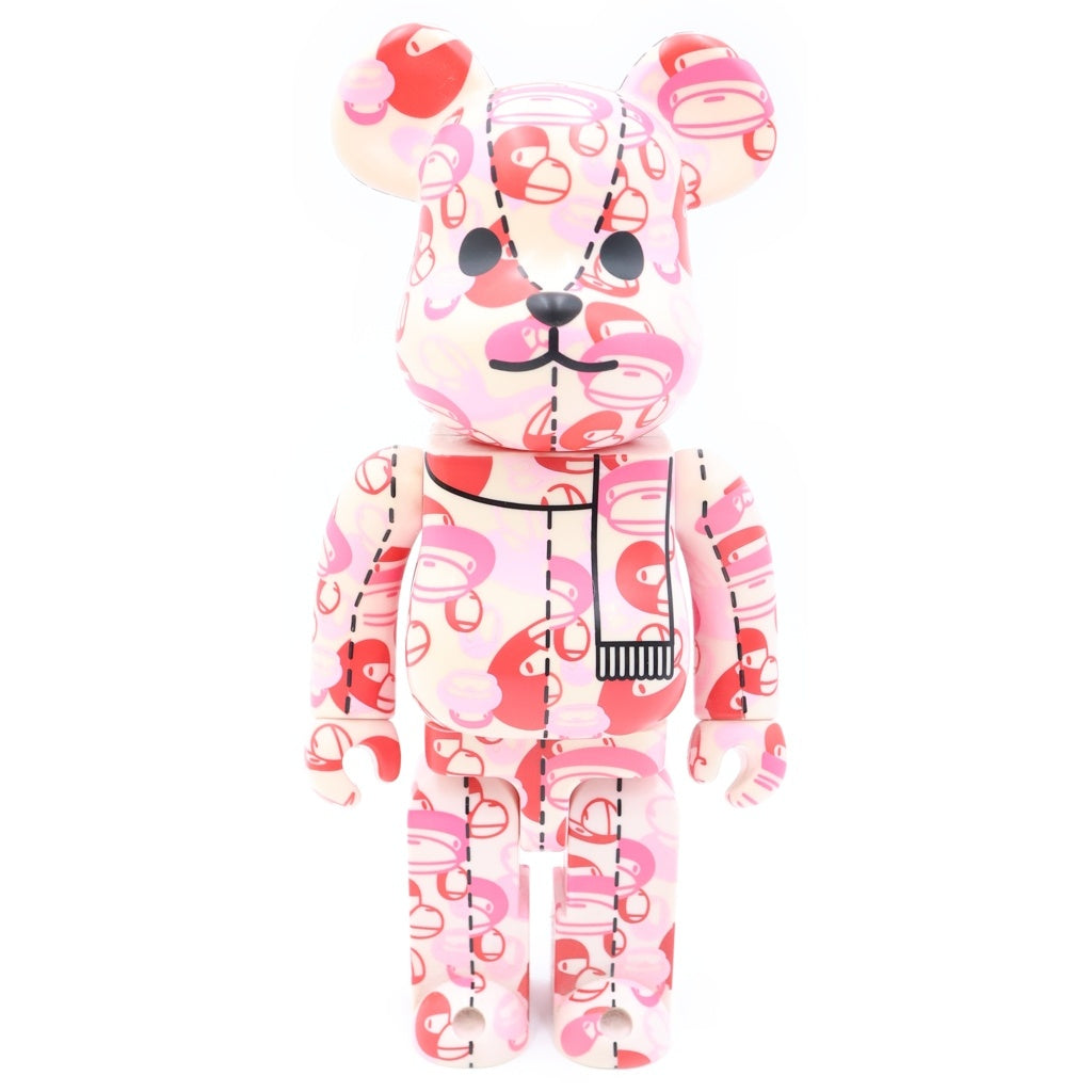 MEDICOM TOY(メディコムトイ) ×A BATHING APE BE@RBRICK BAPE PLAY ABC CAMO 400% カモ総柄 ベアブリック フィギュア 人形 ピンク