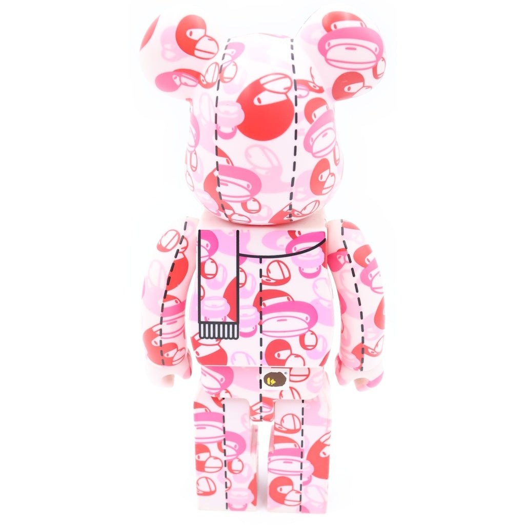 MEDICOM TOY(メディコムトイ) ×A BATHING APE BE@RBRICK BAPE PLAY ABC CAMO 400% カモ総柄 ベアブリック フィギュア 人形 ピンク