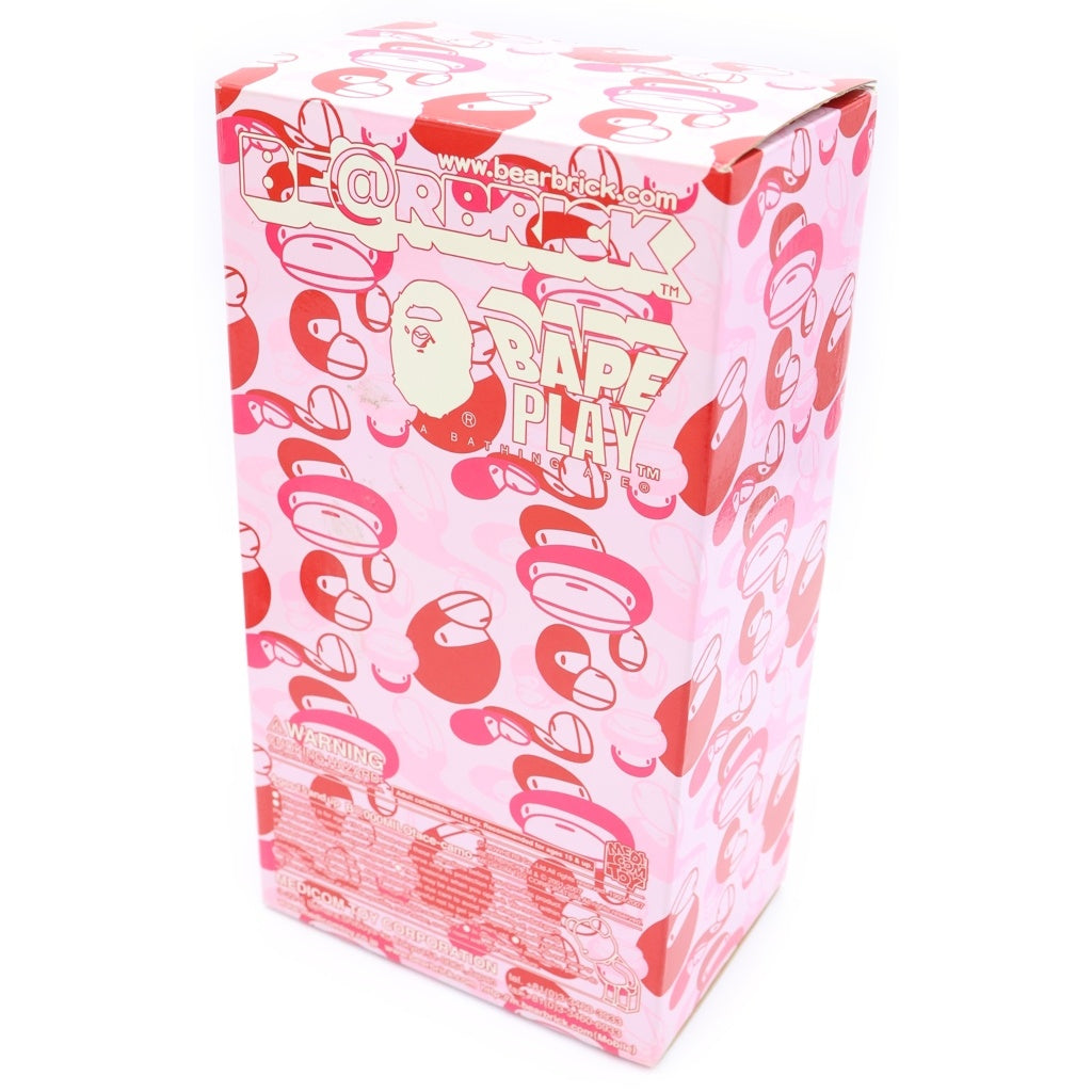 MEDICOM TOY(メディコムトイ) ×A BATHING APE BE@RBRICK BAPE PLAY ABC CAMO 400% カモ総柄 ベアブリック フィギュア 人形 ピンク