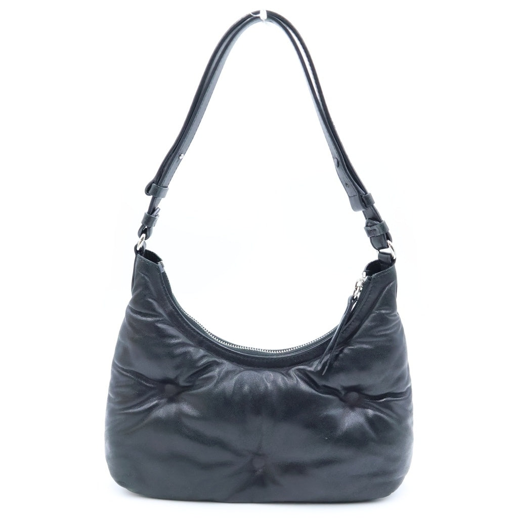 Maison Margiela(メゾンマルジェラ) グラムスラム ホーボー スモール レザーバッグ ブラック SB3WG0024 レディース