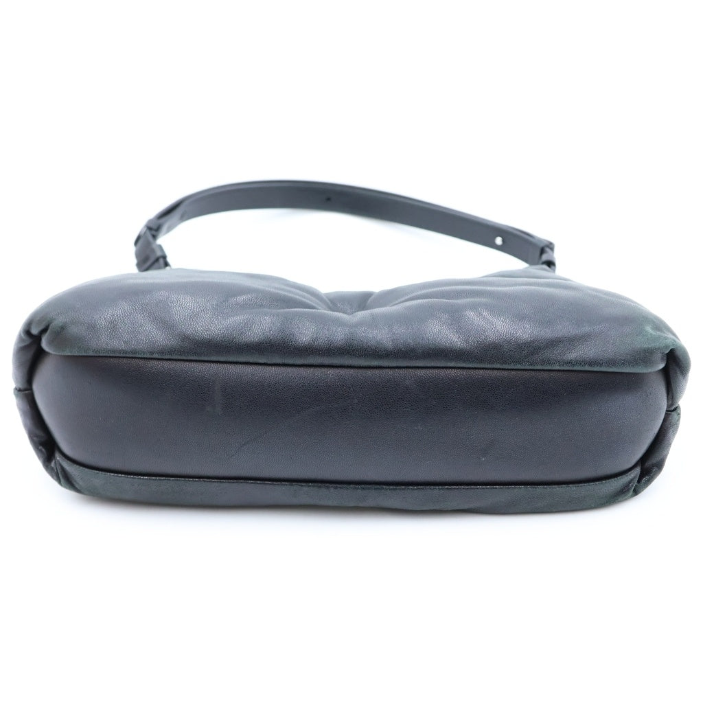Maison Margiela(メゾンマルジェラ) グラムスラム ホーボー スモール レザーバッグ ブラック SB3WG0024 レディース