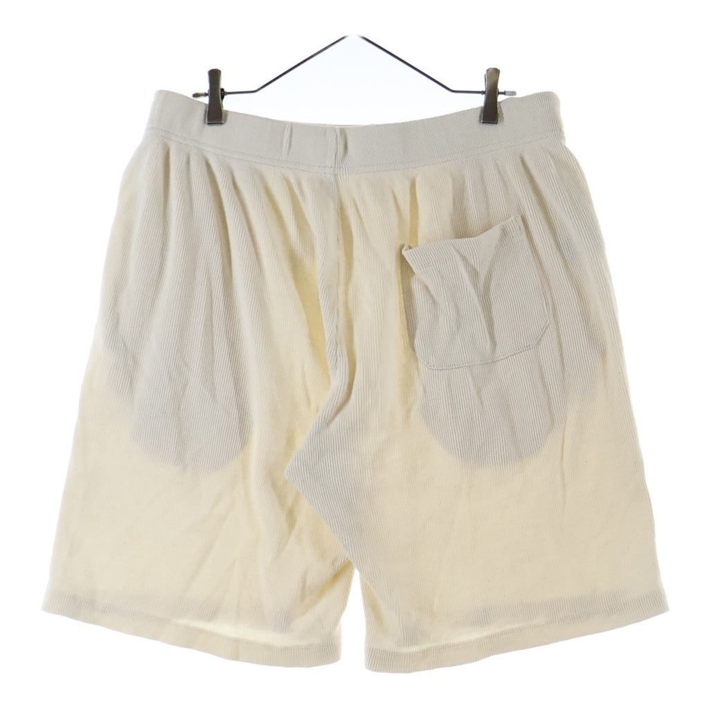 CHROME HEARTS(クロムハーツ) Y NOT WAFFLE KNIT CH EMBROIDERED SHORTS CH刺繍 ワッフルニット ハーフパンツ ショーツ べージュ