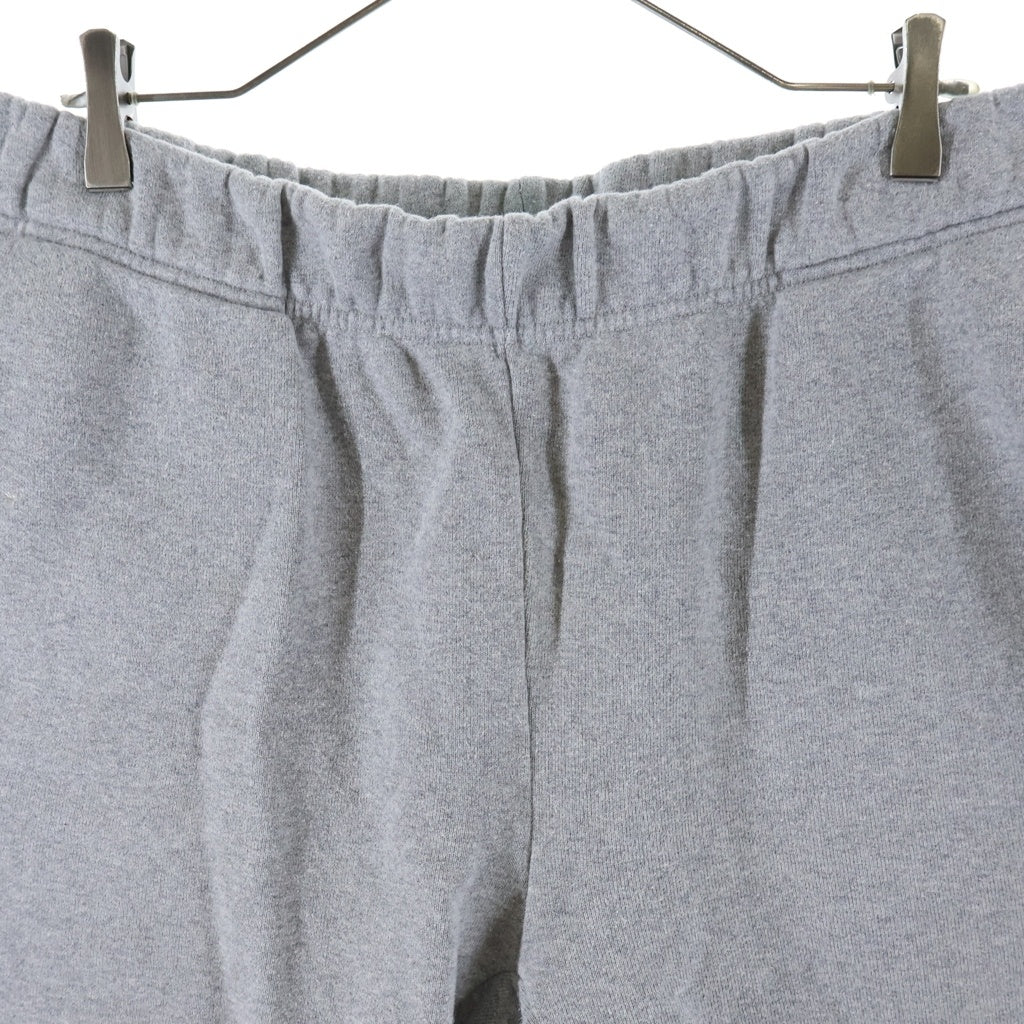 CHROME HEARTS(クロムハーツ) Y NOT 3 CEMETRY CROSS PATCH SWEAT SHORTS レザーセメタリークロスパッチ スウェットショーツ ハーフパンツ グレー/ブラック