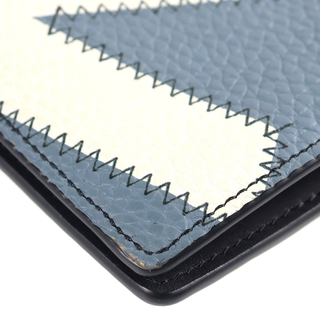 LOUIS VUITTON(ルイヴィトン) ポルトフォイユ ブラザ NM レザーウォレット 二つ折り財布 ブルー/イエロー M81440 RFID レディース