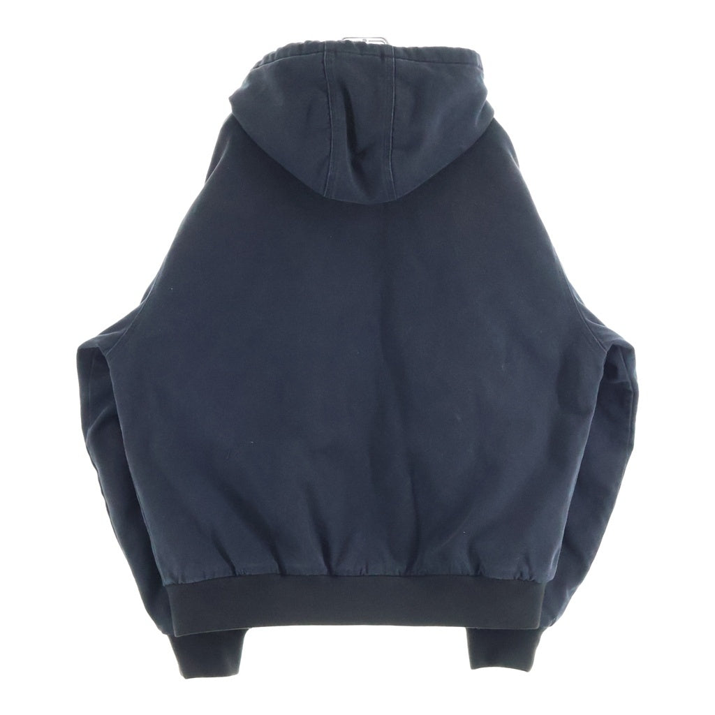 SUPREME(シュプリーム) 25AW Reflective Arc Hooded Work Jacket リフレクティブアーチ ジップアップ フーデッドワークジャケット デニムパーカー フーディー ブラック