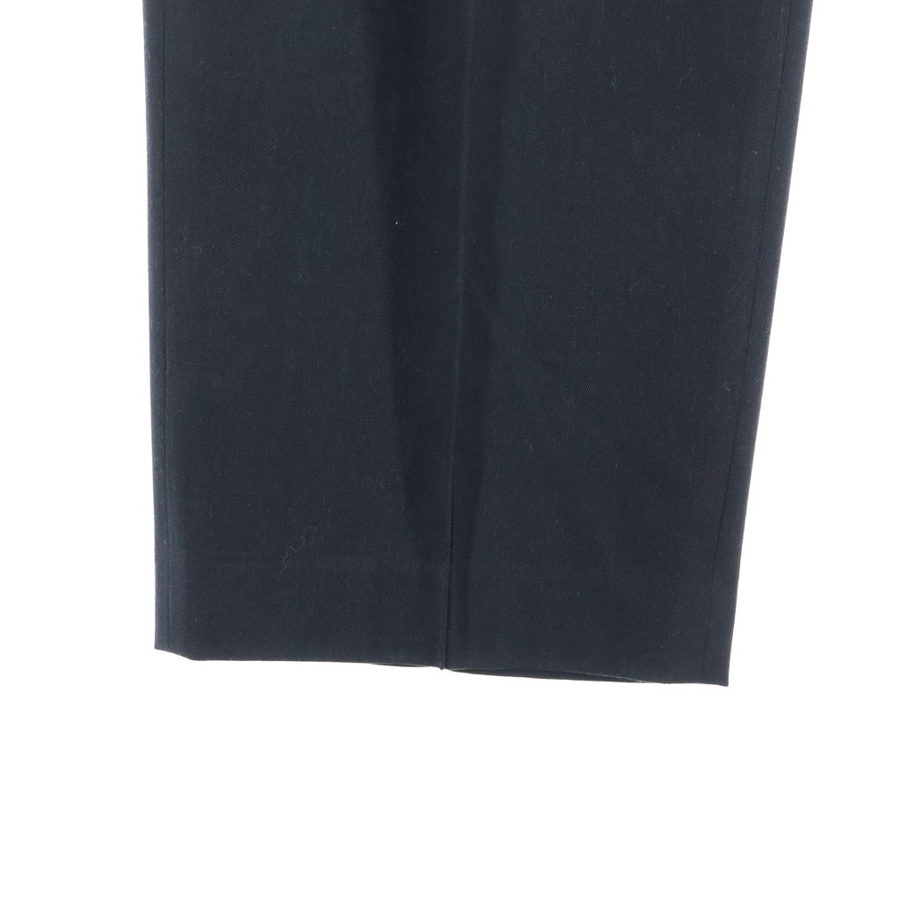 AURALEE(オーラリー) 24AW LIGHT WOOL MAX GABARDINE SLACKS ライトウールマックス ギャバジン 2タックスラックス ブラック A24AP04MG