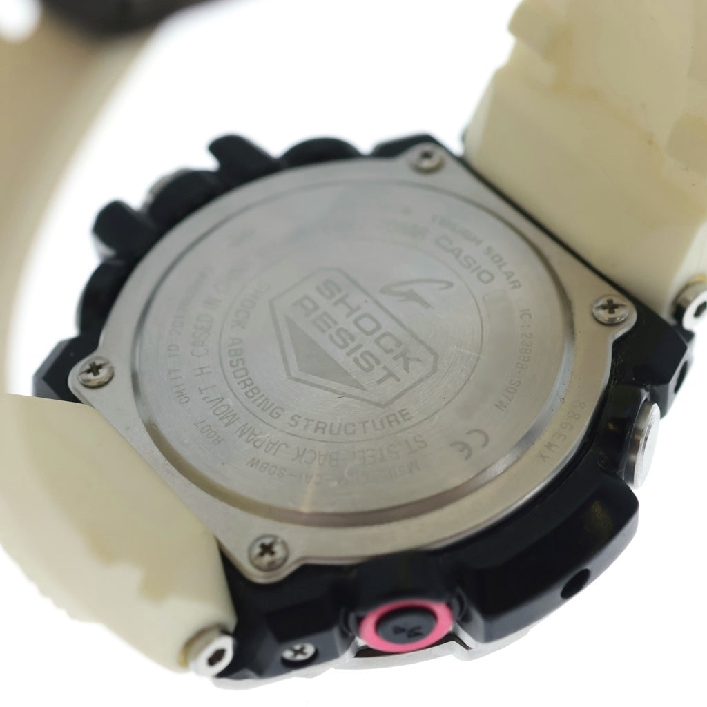 CASIO G-SHOCK(カシオ ジーショック) G-STEEL GST-B100 Gスチール ロゴ刻印 ソーラークウォーツ ウォッチ 腕時計 シルバー