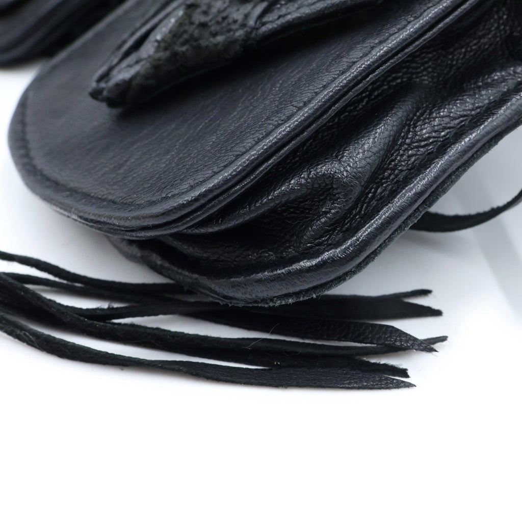 KMRii(ケムリ) KB-SCORPION スコーピオン レザーウェストポーチ ボディバッグ ブラック 1101-BG01 レディース