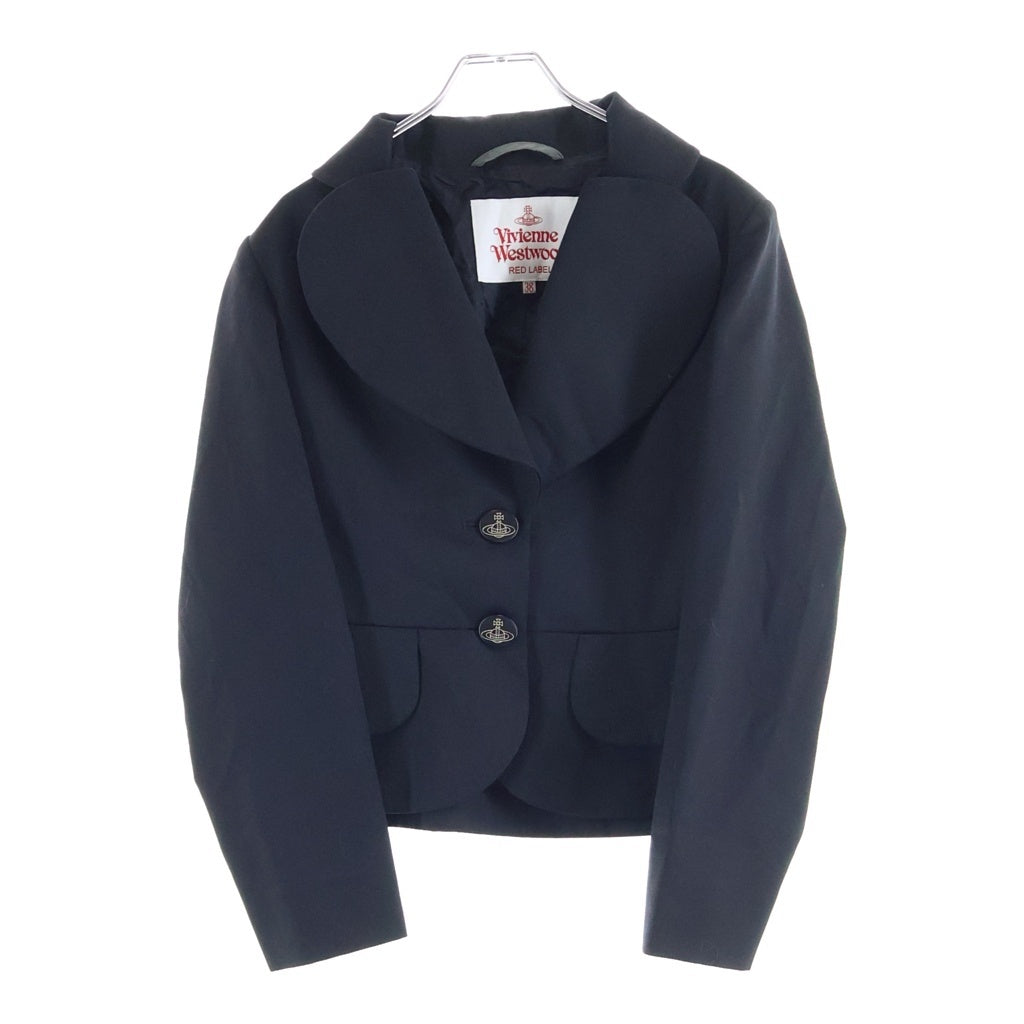 Vivienne Westwood Red Label(ヴィヴィアンウエストウッドレッドレーベル) オーブボタン シングルブレスト ラブジャケット ブラック 16-12-461004
