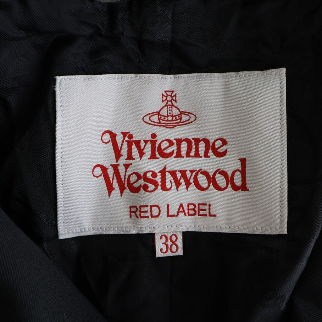 Vivienne Westwood Red Label(ヴィヴィアンウエストウッドレッドレーベル) オーブボタン シングルブレスト ラブジャケット ブラック 16-12-461004