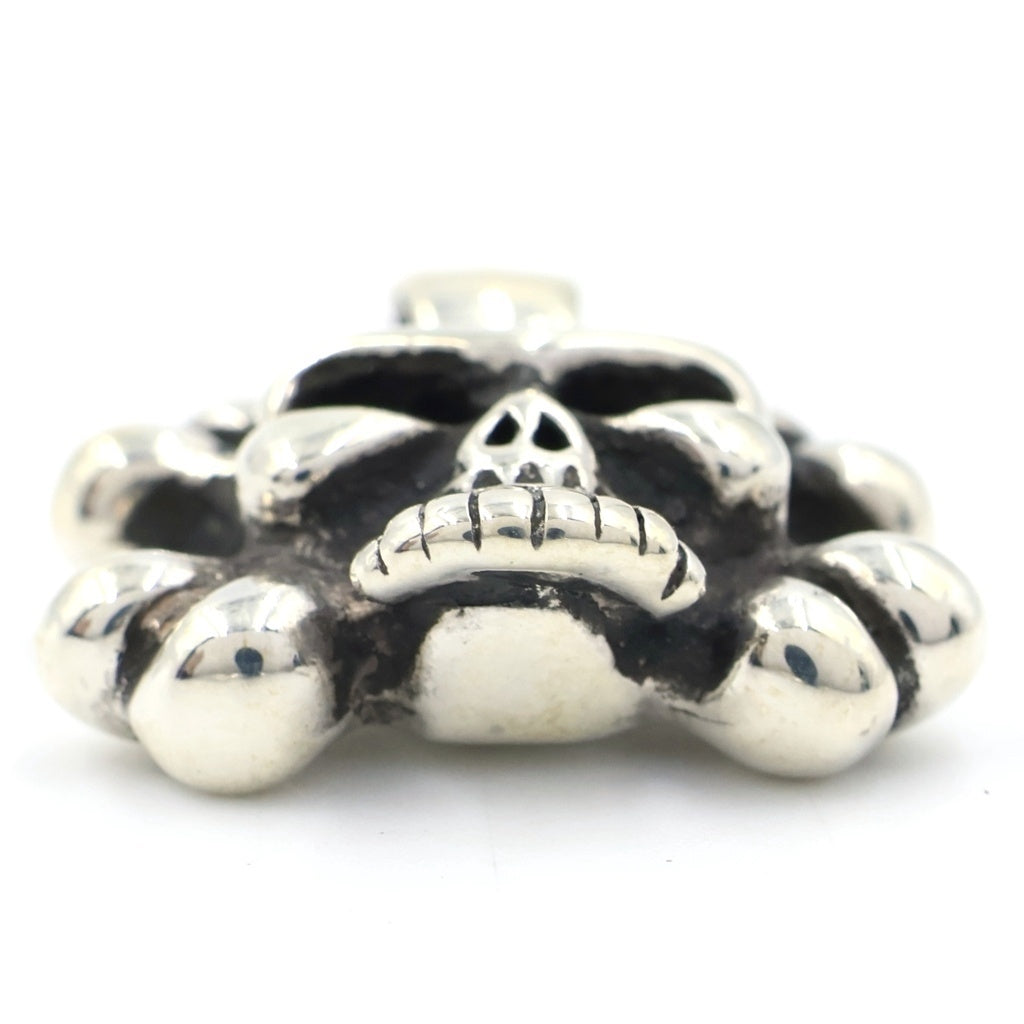 Bill Wall Leather/BWL(ビルウォールレザー) CROSS BONE SKULL PENDANT クロスボーン スカル ペンダントトップ SV925 シルバー