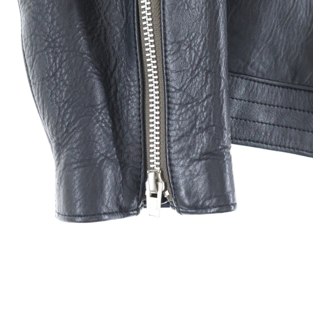 UNDERCOVER(アンダーカバー) 12AW BIKER LEATHER JACKET カウハイド ダブルライダース レザージャケット ブラック J9204