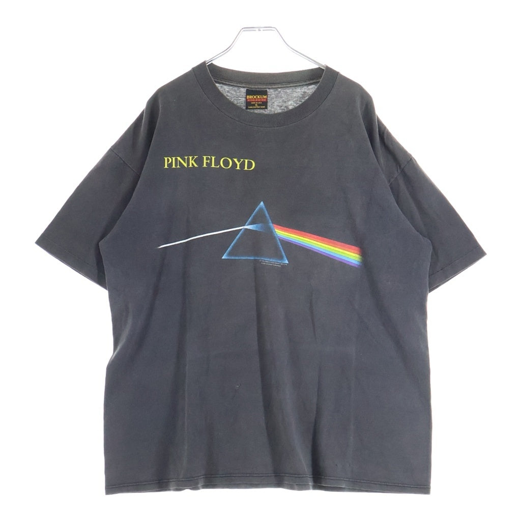 VINTAGE(ヴィンテージ) 90S VINTAGE PINK FLOYD DARK SIDE OF THE MOON BROCKUM ヴィンテージ ピンクフロイド ダークサイドオブザムーン クルーネック半袖Tシャツ カットソー ブラック