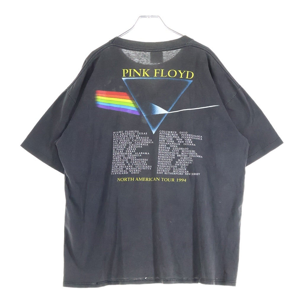 VINTAGE(ヴィンテージ) 90S VINTAGE PINK FLOYD DARK SIDE OF THE MOON BROCKUM ヴィンテージ ピンクフロイド ダークサイドオブザムーン クルーネック半袖Tシャツ カットソー ブラック
