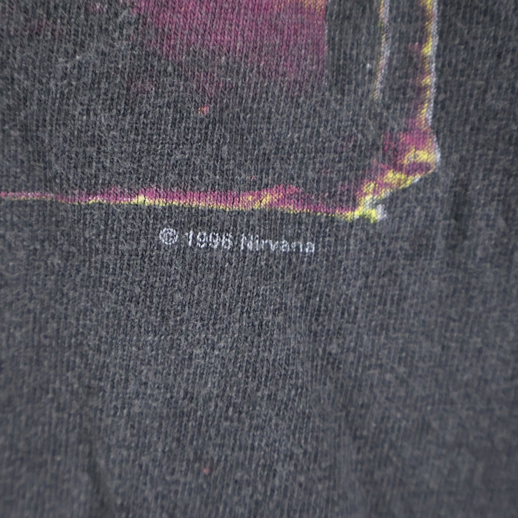 VINTAGE(ヴィンテージ) 90S VINTAGE NIRVANA FROM THE MUDDY BANKS WILD OATS ヴィンテージ ニルヴァーナ フロームザマディバンクス クルーネック半袖Tシャツ カットソー ブラック