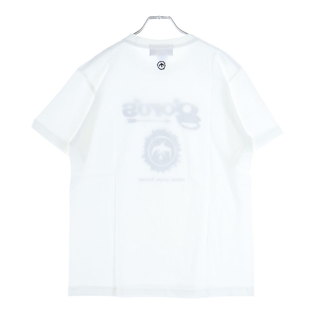 goro's(ゴローズ) yellow eagle forever ロゴプリント クルーネック半袖Tシャツカットソー ホワイト