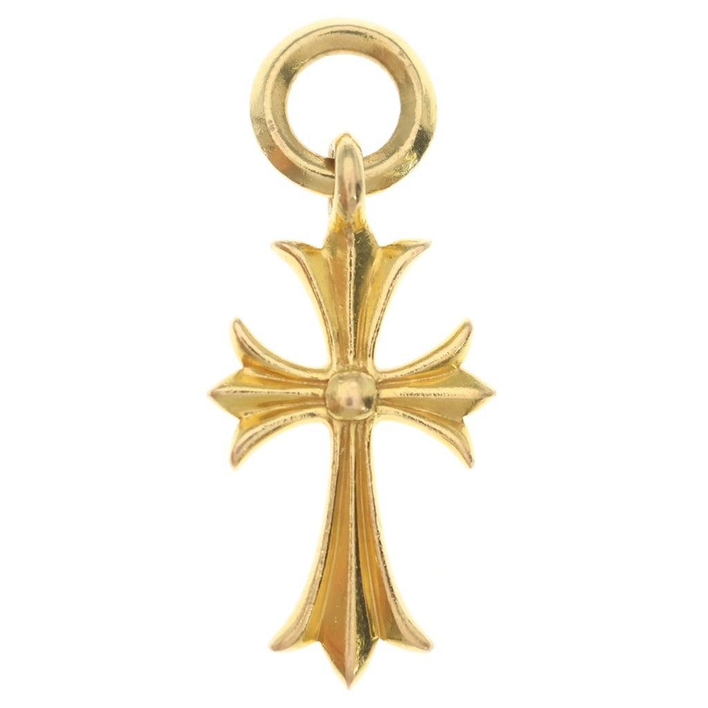 CHROME HEARTS(クロムハーツ) 22K TINY CH CROSS タイニーCHクロス ペンダントトップ オールド ゴールド BCA051